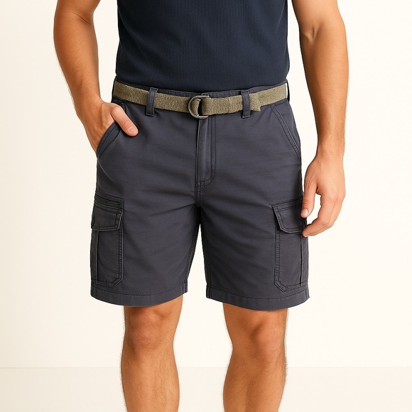 COPY - Men's Blue Denim Shorts - Picture 1 of 4